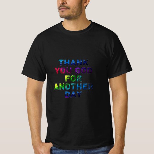 Schwarzes T-Shirt (Vorderseite)
