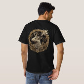 schwarzes T-Shirt (Schwarz voll)