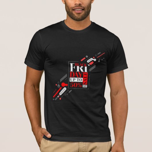Schwarzes T-Shirt (Vorderseite)