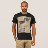Schwarzes T-Shirt für Herren (Vorne ganz)