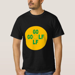 Schwarzes T-Shirt für Herren SPORT GOLF