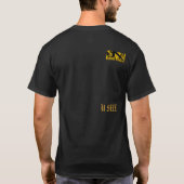 Schwarzes T-Shirt Jamaikas JA Seet (Rückseite)