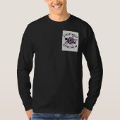 Schwarzes T-Shirt mit ästhetischem Design (Vorderseite)