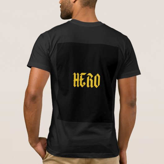 Schwarzes T-Shirt mit bestem Design (Rückseite)