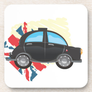 Schwarzes Taxi Untersetzer