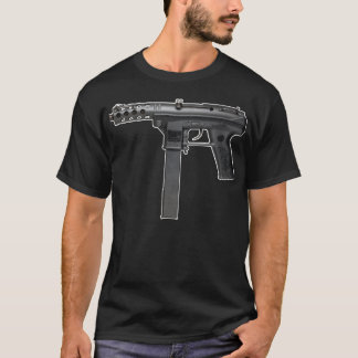 Schwarzes TEC9 T-Shirt