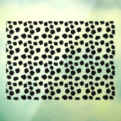 Schwarzes Tier Fensteraufkleber (Blatt 3)