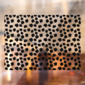 Schwarzes Tier Fensteraufkleber (Blatt 2)