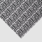 Schwarzes Tinten-Anschlag-Baum-Muster Seidenpapier (Ausschnitt)