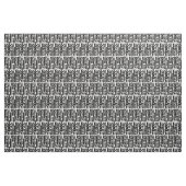 Schwarzes Tinten-Anschlag-Baum-Muster Stoff (Fat Quarter (45,7 x 55,9 cm))