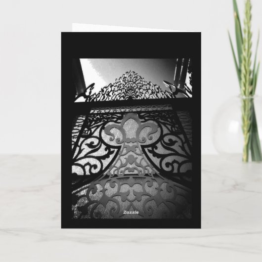 Schwarzes Tor Karte (Rückseite)