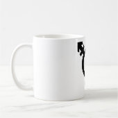 Schwarzes Transgender-Symbol Kaffeetasse (Links)