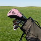 Schwarzes Tribal-Einhorn Golf Headcover (In SItu)