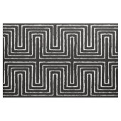 Schwarzes Tribal Maze African Pattern Textil Stoff (Fat Quarter (45,7 x 55,9 cm))