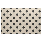 Schwarzes Tupfen-Muster - TAN Stoff (Fat Quarter (45,7 x 55,9 cm))