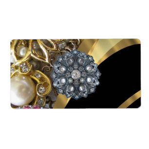 Schwarzes u. Gold bling sind