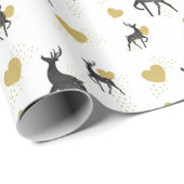 Schwarzes u. Goldren, Goldherz u. Geschenkpapier (Rolleneckpunkt)