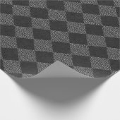 Schwarzes u. graues gotisches Packpapier (Ecke)