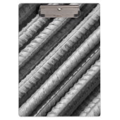 Schwarzes u. graues Rebar-Klemmbrett Klemmbrett (Vorderseite)