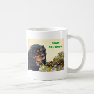 Schwarzes u. TAN-Weihnachtskavalier Kaffeetasse
