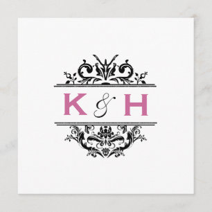 Schwarzes u. Trauben-quadratisches Wappen laden Einladung