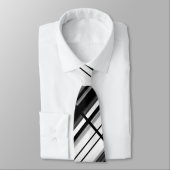 Schwarzes u. Weiß Krawatte (Gebunden)