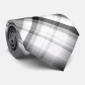 Schwarzes u. Weiß Krawatte (Gerollt)