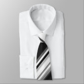 Schwarzes u. Weiß Krawatte (Gebunden)