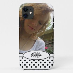 Schwarzes u. Weiß: Monogramm: Bild: iPhone 5 Fall Case-Mate iPhone Hülle