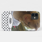 Schwarzes u. Weiß: Monogramm: Bild: iPhone 5 Fall Case-Mate iPhone Hülle (Rückseite (Horizontal))