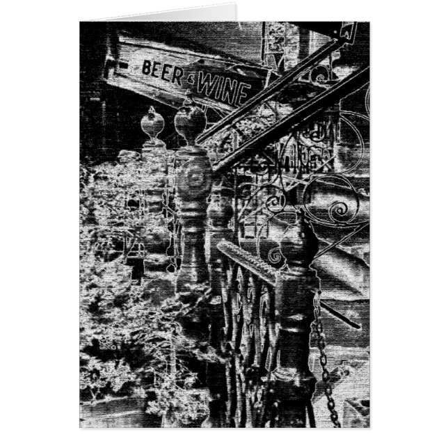 Schwarzes u. weißes Bar (Vorne)