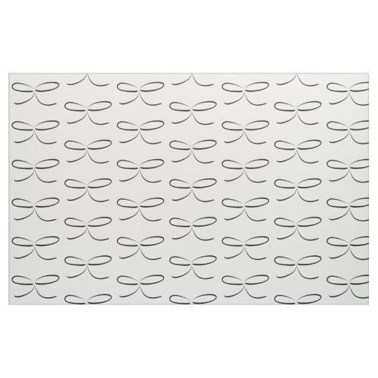 Schwarzes u. weißes Bogen-Gewebe Stoff (Fat Quarter (45,7 x 55,9 cm))