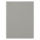 Schwarzes u. weißes geometrisches Muster Tischdecke (Vorderseite)