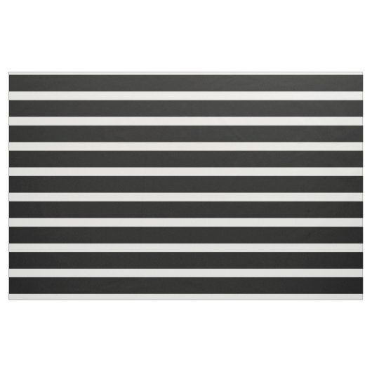 Schwarzes u. weißes gestreiftes Gewebe Stoff (Yard (91,4 cm))