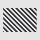 Schwarzes u. weißes gestreiftes seidenpapier (Vorderseite)