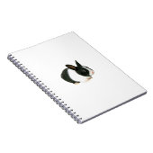 Schwarzes u. weißes Häschen-Notizbuch Notizblock (Rechte Seite)