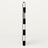 Schwarzes u. weißes kariertes Muster (WB) Case-Mate iPhone Hülle (Hinten/Rechts)