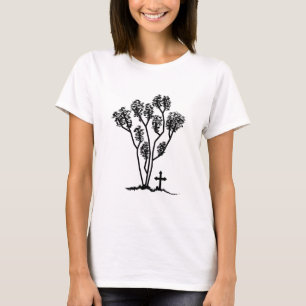 Schwarzes u. weißes Logo der Frauen des Baby-- T-Shirt
