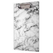 Schwarzes u. weißes Marmorklemmbrett Klemmbrett (Links)