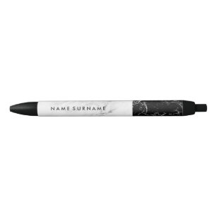 Schwarzes u. weißes modernes elegantes kugelschreiber