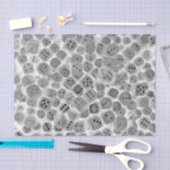 Schwarzes u. weißes Würfel-Druck-Seidenpapier Seidenpapier (Handwerk)