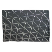 Schwarzes u. weißes Würfel-Muster Kissenbezug (Vorderseite)