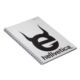 Schwarzes Übel „e“ Notizblock