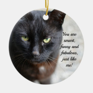 Schwarzes Übersichtsbild mit Motivierend Zitat Keramik Ornament