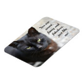 Schwarzes Übersichtsbild mit Motivierend Zitat Magnet (Linke Seite)