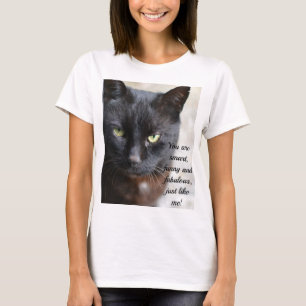 Schwarzes Übersichtsbild mit Motivierend Zitat T-Shirt