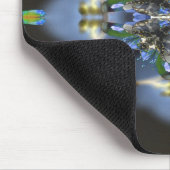 Schwarzes und Blau Mousepad (Ecke)