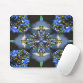 Schwarzes und Blau Mousepad (Mit Mouse)