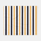 Schwarzes und das Pittsburgh-Decke der Goldmänner Fleecedecke (Vorderseite (Horizontal))