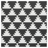 Schwarzes und Elfenbeinmodernes geometrisches Must Stoff (Muster)
